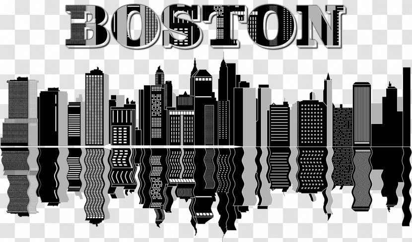 Boston Clip Art New York City Openclipart Skyline - Silhouette Transparent PNG