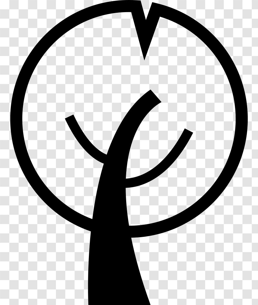 Tree Pictogram - Ecology - Silhouette Transparent PNG