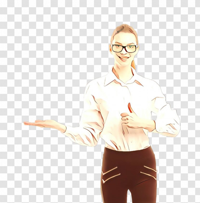 Glasses - White - Beige Hand Transparent PNG