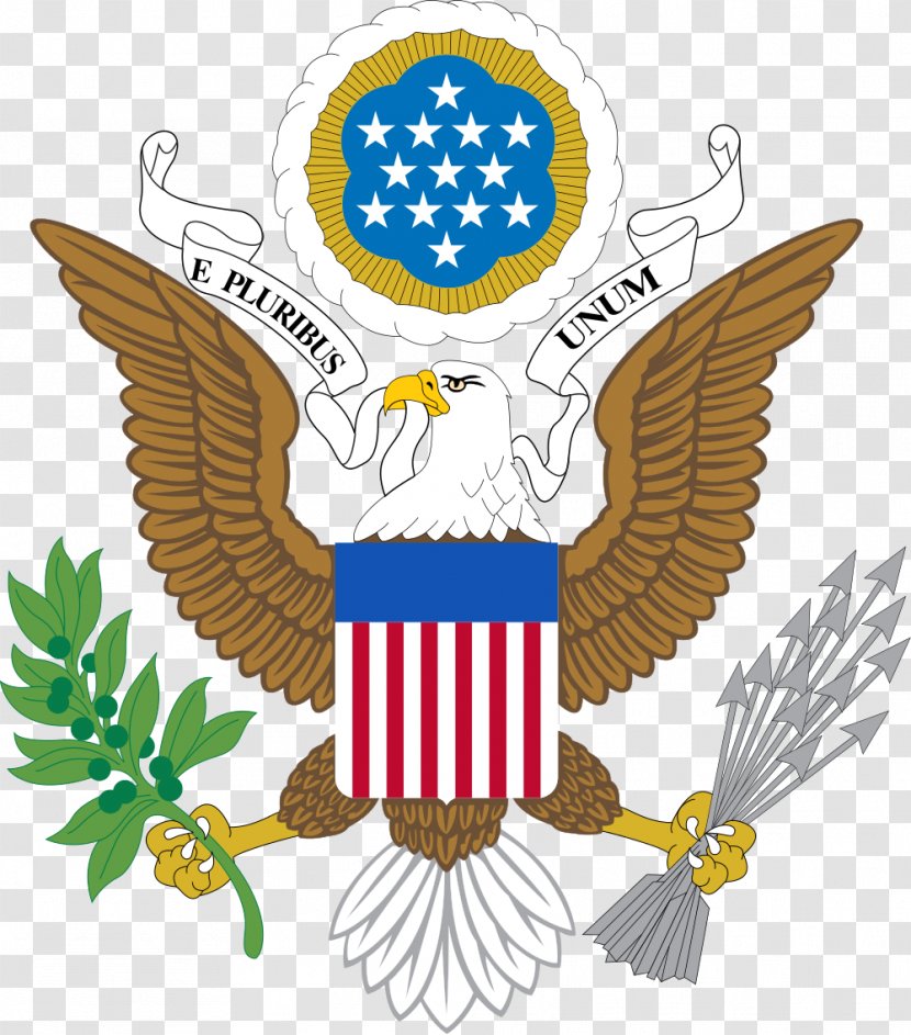 Great Seal Of The United States Coat Arms Crest - Beak - USA Transparent PNG