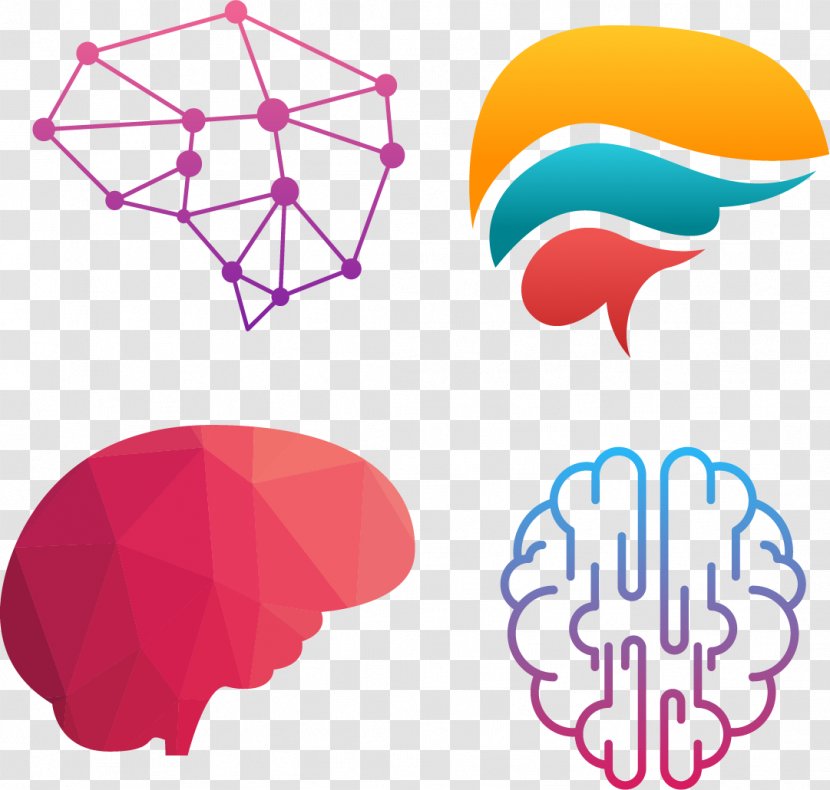 Creativity Euclidean Vector - Logo - Creative Gradient Brain Structure Transparent PNG