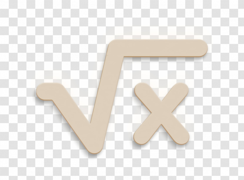 Root Icon Square Root Of X Mathematical Signs Icon Signs Icon Transparent PNG