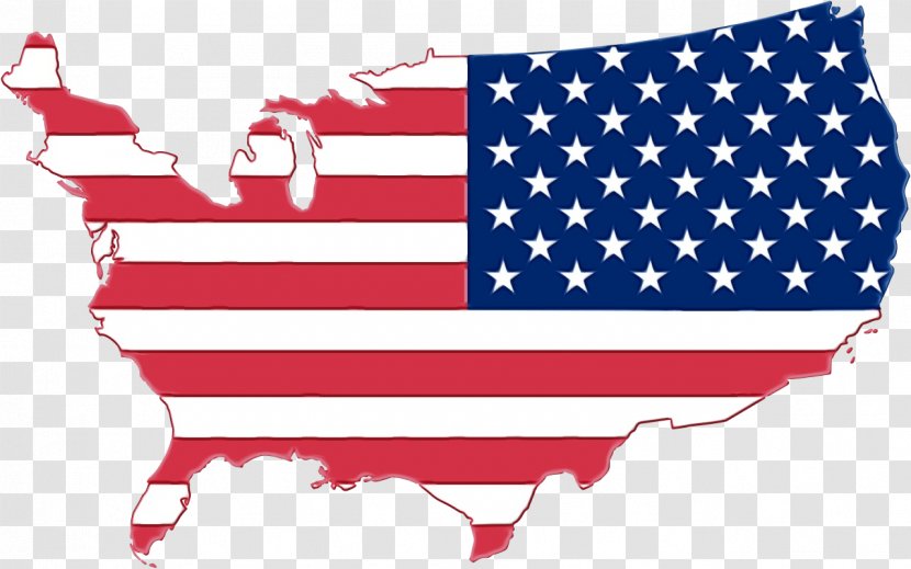 Flag Of The United States Clip Art - Map - Decal Transparent PNG