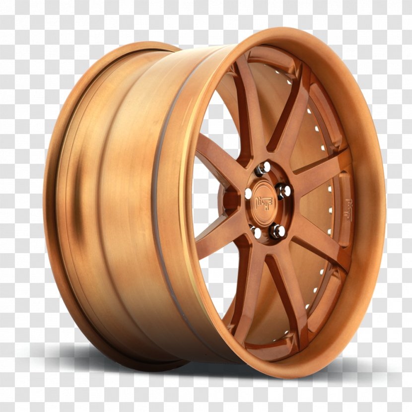 Alloy Wheel Spoke Rim Copper - Bronzing Vector Transparent PNG