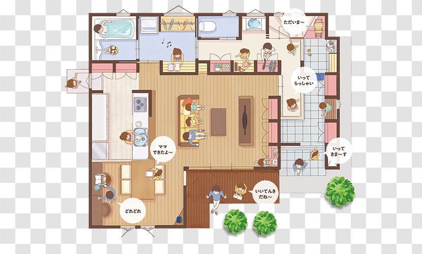 Floor Plan House Changing Room 土間 - Property Transparent PNG
