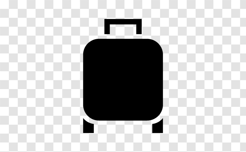 Bag Trunk Clip Art - Black - Suitcase Transparent PNG