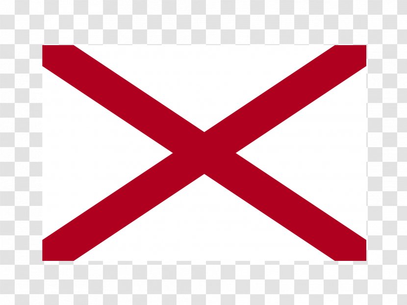 Flag Of Alabama The United States California - Ireland Transparent PNG
