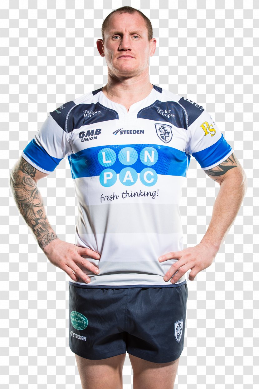 James Lockwood Featherstone Rovers Jersey Batley Bulldogs Rugby League - Sportswear - T-shirt Transparent PNG