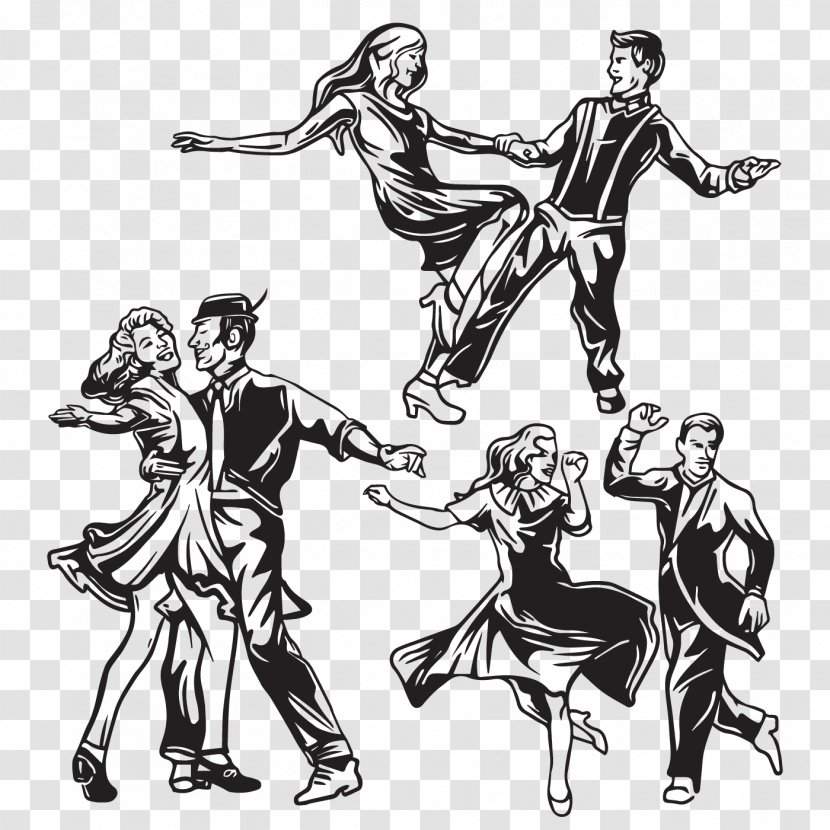 Silhouette Tap Dance Drawing - Human Transparent PNG