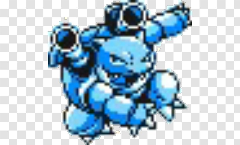 Pokémon Yellow Red And Blue Blastoise Sprite Squirtle - Pokemon Transparent PNG