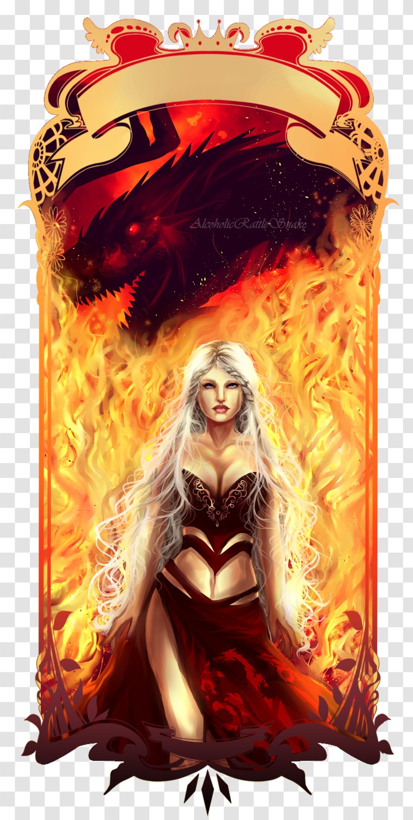 Daenerys Targaryen A Game Of Thrones Drogon Jon Snow - Fire In His Blood Transparent PNG