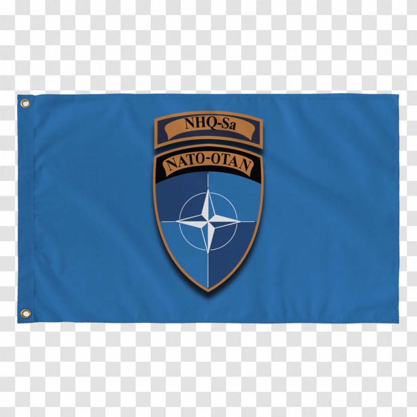 Flag Sarajevo Textile NATO Cotton - Headquarters - Blue Cloth Transparent PNG