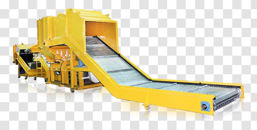 Machine Plastic Recycling Industrial Shredder Paper - Pallet - Yellow Transparent PNG