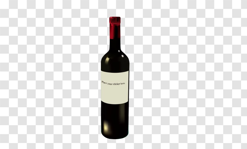 Red Wine Glass Bottle - Jar Transparent PNG