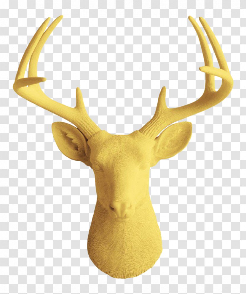White-tailed Deer Wall Decal Decorative Arts - Brick - Large Head Transparent PNG