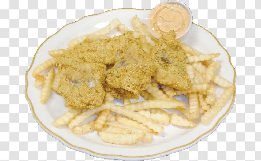Fish And Chips Deep Frying French Fries Asian Cuisine Food - Fried - Junk Transparent PNG