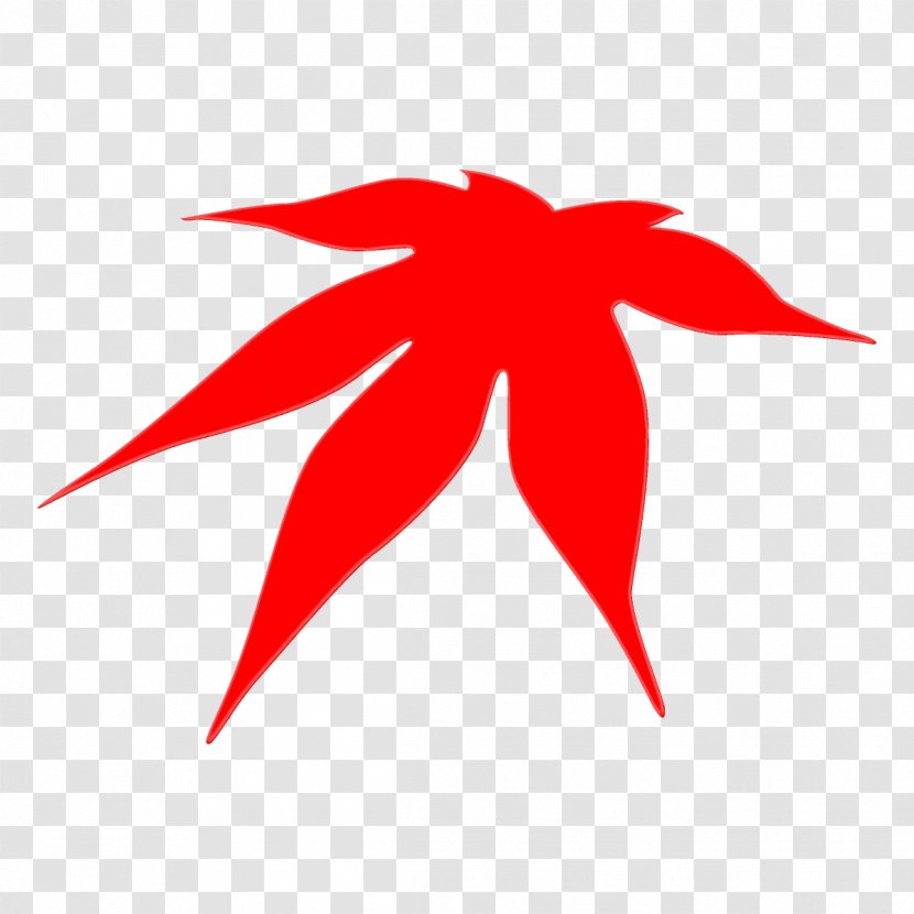 Red Leaf Plant Tree Logo Transparent PNG