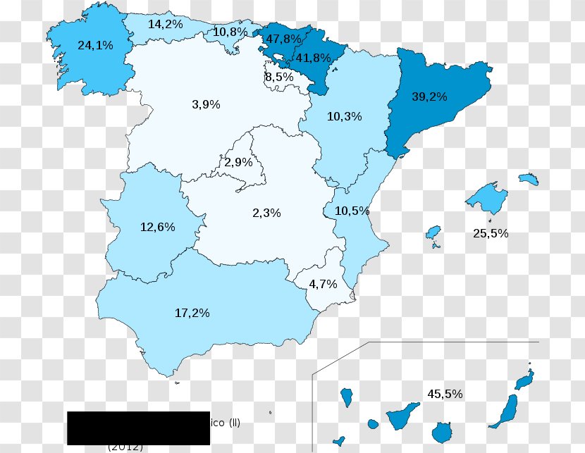 Aragon Autonomous Communities Of Spain Blank Map Autonomy - Flag Transparent PNG