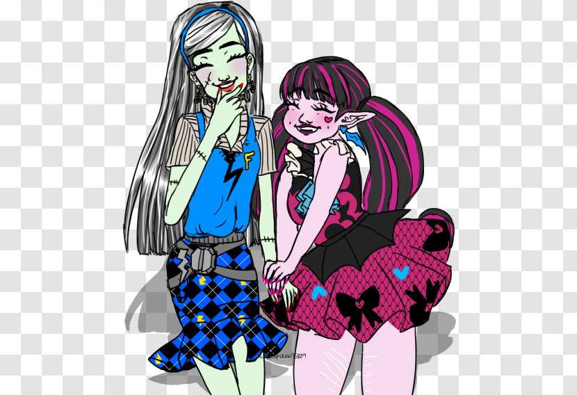 Frankie Stein Monster High Fan Art Cookie - Flower Transparent PNG