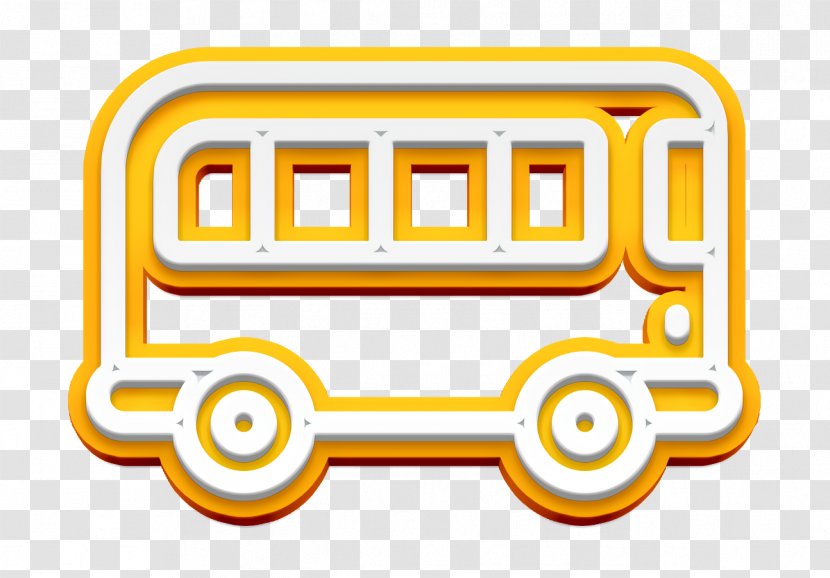 Lifestyle Icons Icon Bus - School - Sticker Logo Transparent PNG