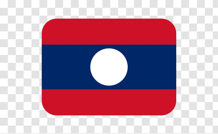 Vientiane Luang Prabang Flag Of Laos Emoji - Thailand Transparent PNG