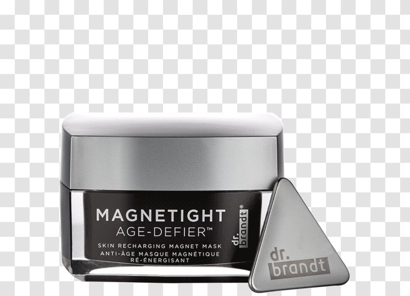 Dr. Brandt Magnetight Age-Defier Skin Care Mask Needles No More Baggage - Face - Apply Cream Transparent PNG