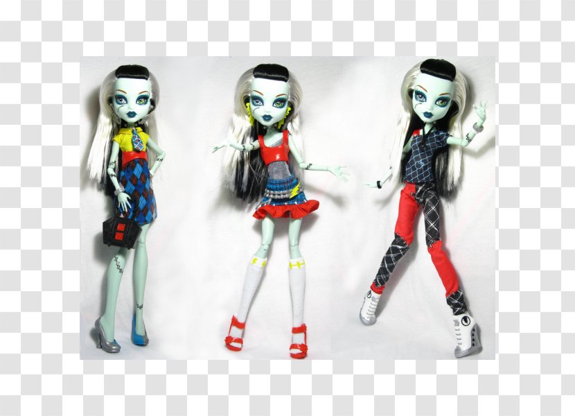 Frankie Stein Doll Monster High Fashion Toy - Watercolor Transparent PNG