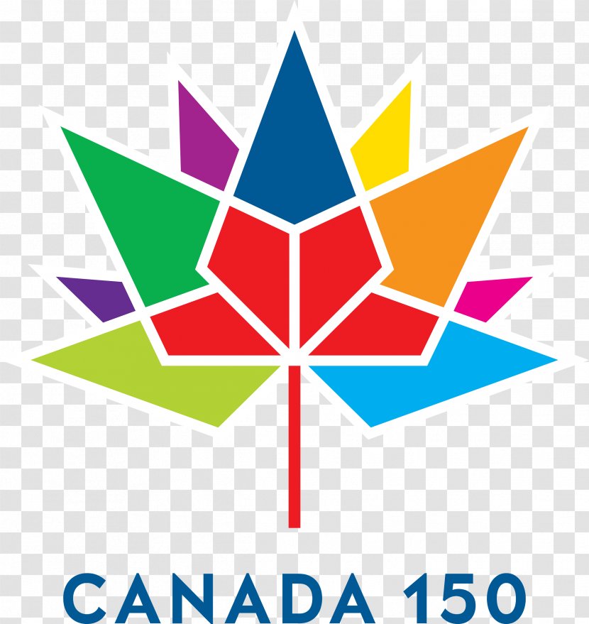 150th Anniversary Of Canada Day Flag Niagara Falls - 2017 Transparent PNG