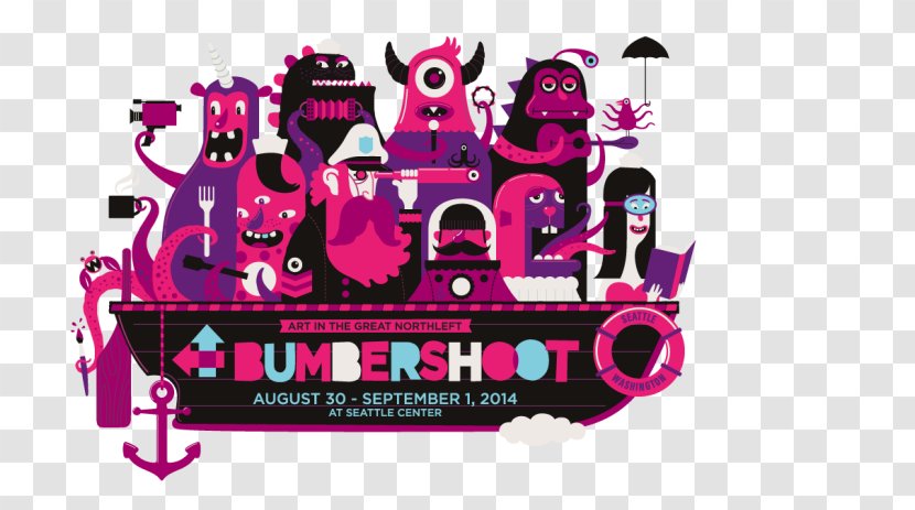Seattle Center Bumbershoot 2014 2015 2017 1971 1 Reel Film Festival - Watercolor - Celebration Labor Day Transparent PNG