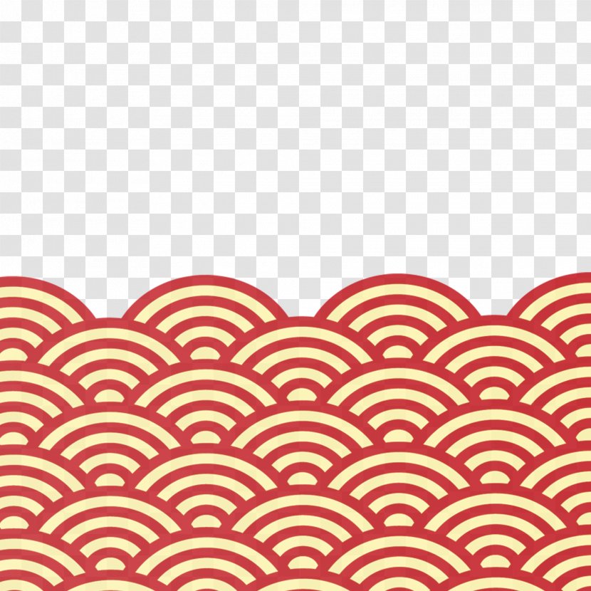 Chinese New Year - Red - Clouds Transparent PNG