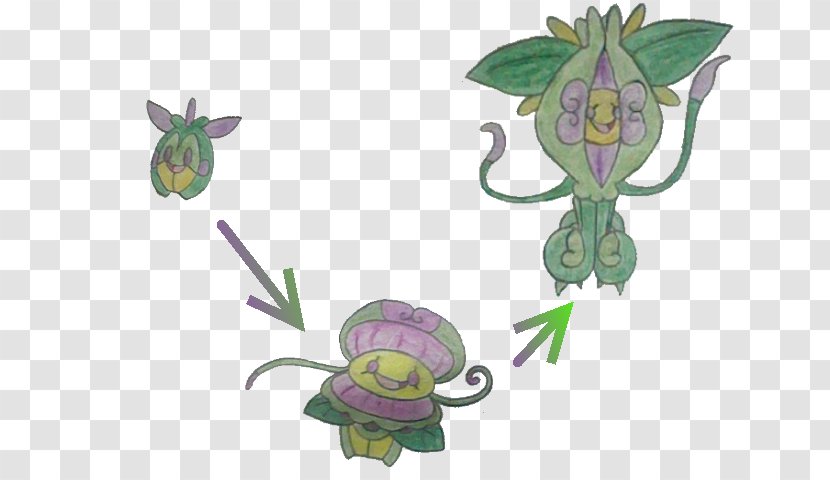 Butterfly Venus Flytrap Drawing Glaceon - Fly Trap Transparent PNG