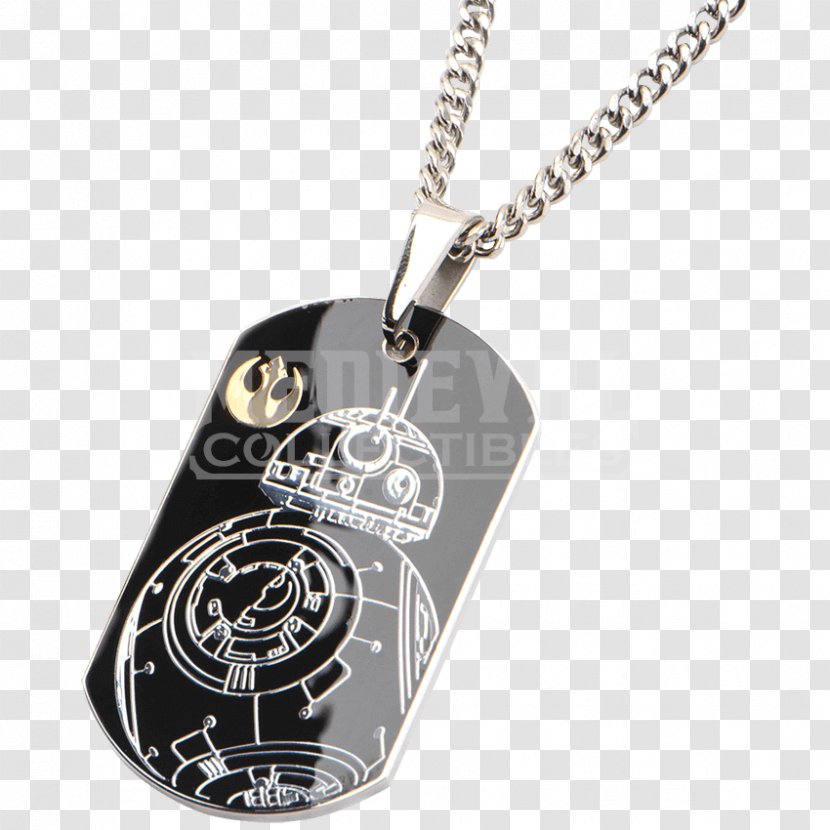 Locket BB-8 Dog Tag Charms & Pendants Chain - Metal - Necklace Transparent PNG
