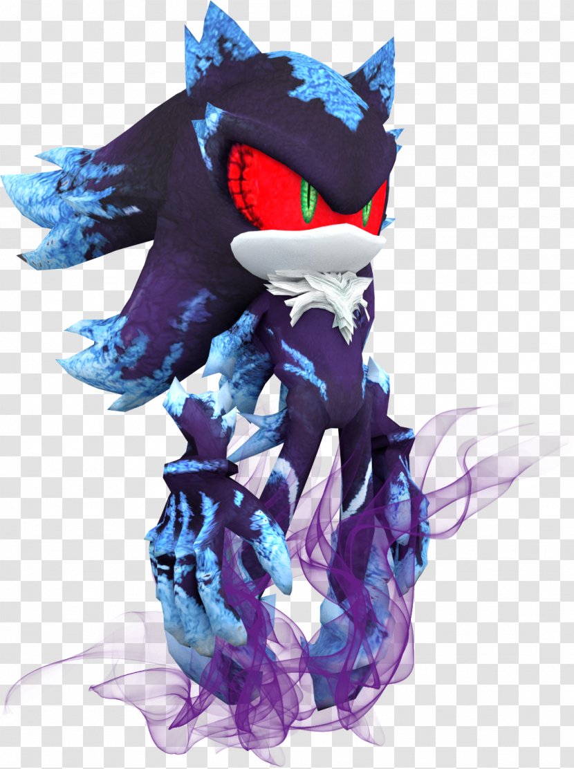 Mephiles The Dark Shadow Hedgehog Tails Sonic Forces Lost World - X - Crystalline Body Transparent PNG