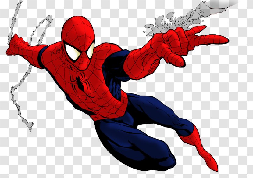 Spider-Man Comic Book Superhero Marvel Comics - Fictional Character - Spiderman Transparent PNG