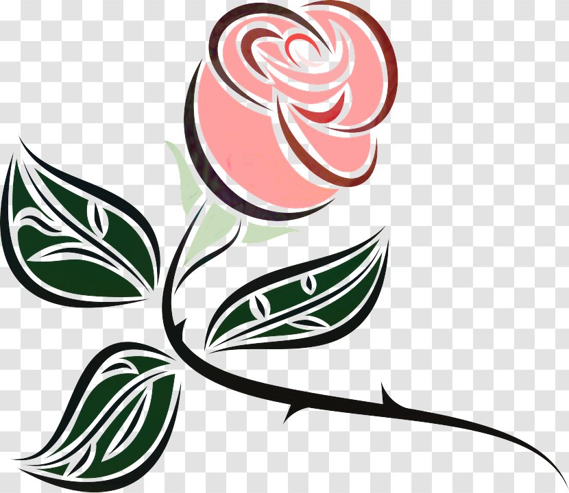 Rose Flower Girl Floral Design Clip Art - Plant Transparent PNG