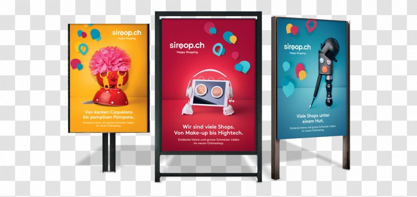 Poster Siroop AG - Outofhome Advertising - Dein Schweizer Onlineshop Display Out-of-home AdvertisingOthers Transparent PNG