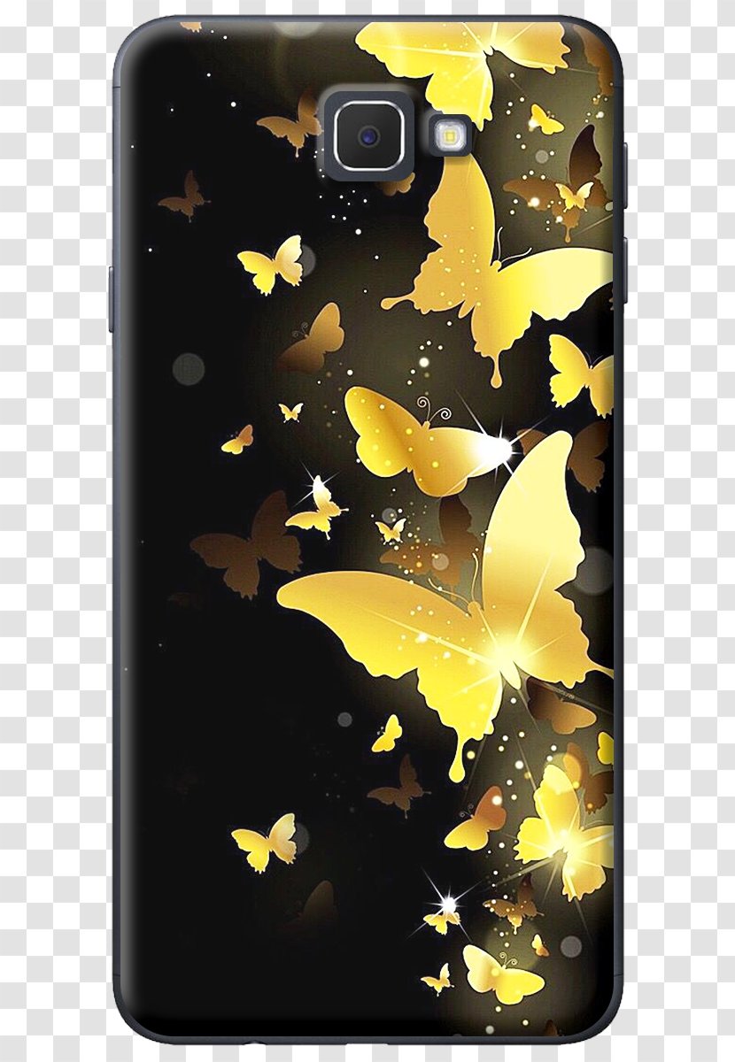 Butterfly Desktop Wallpaper Gold Lock Screen Color - Mobile Phone Accessories Transparent PNG