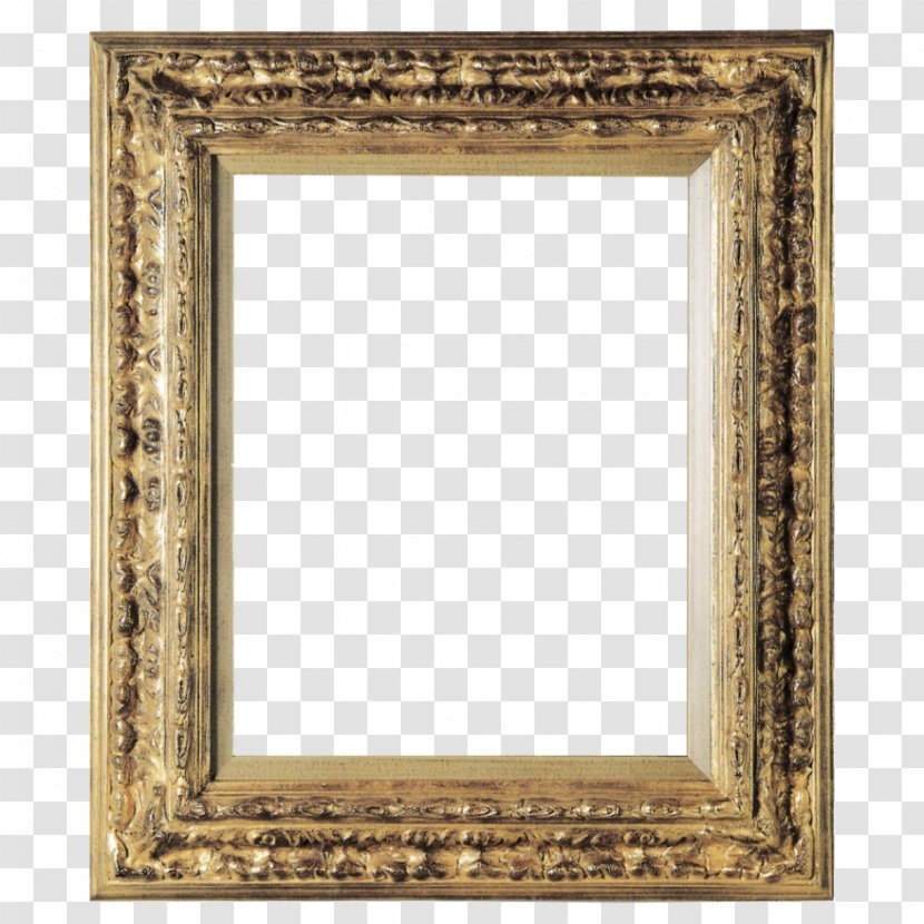 Picture Frames Gold Leaf Mirror Decorative Arts - Biege Transparent PNG