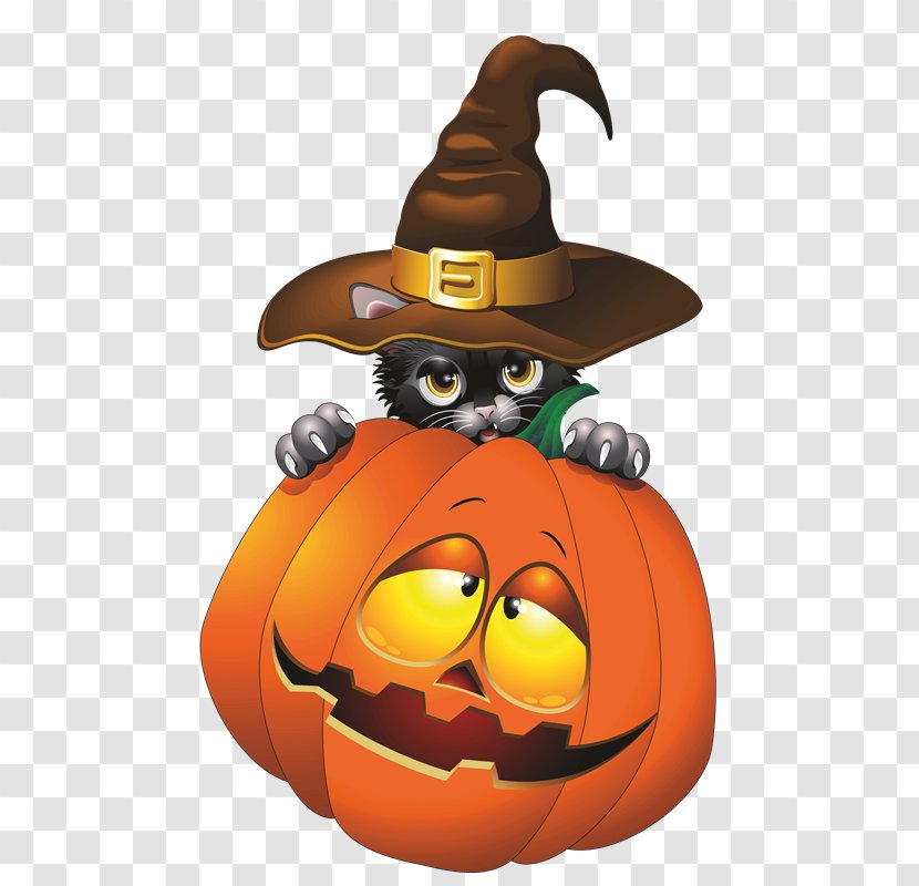 Cat Jack-o'-lantern Halloween Pumpkins - Pumpkin - Bienvenidos Insignia Transparent PNG