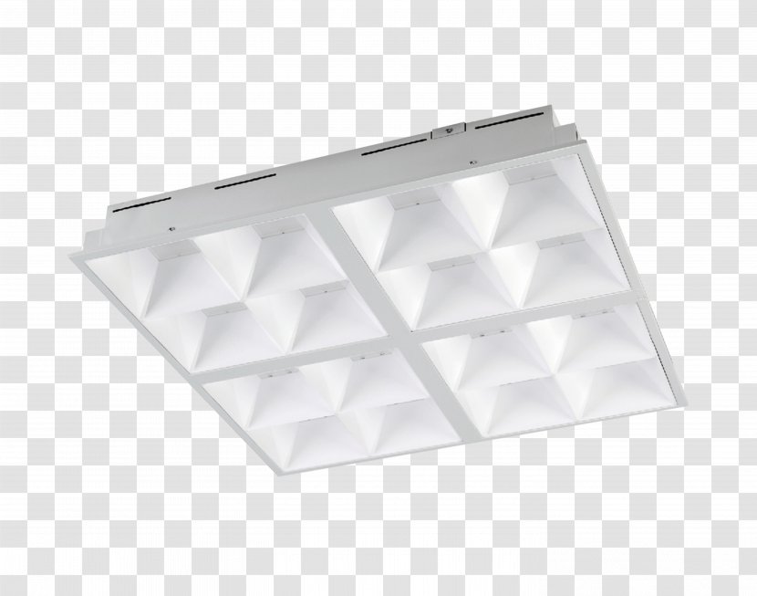 Light Fixture Recessed LED Lamp Light-emitting Diode - Troffer Transparent PNG