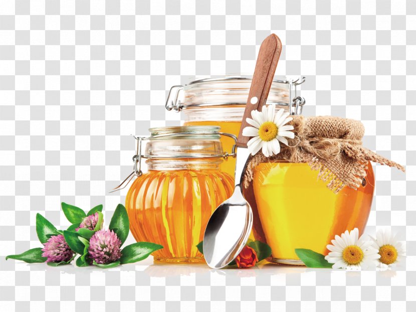 Honey Bee Stock Photography Jar - Honeycomb Transparent PNG