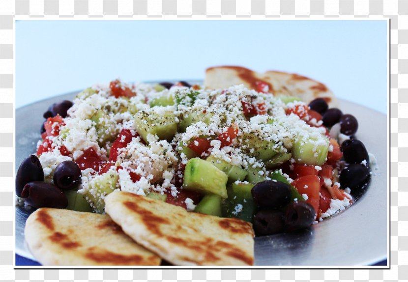 Greek Salad Breakfast Tostada Nachos Vegetarian Cuisine Transparent PNG