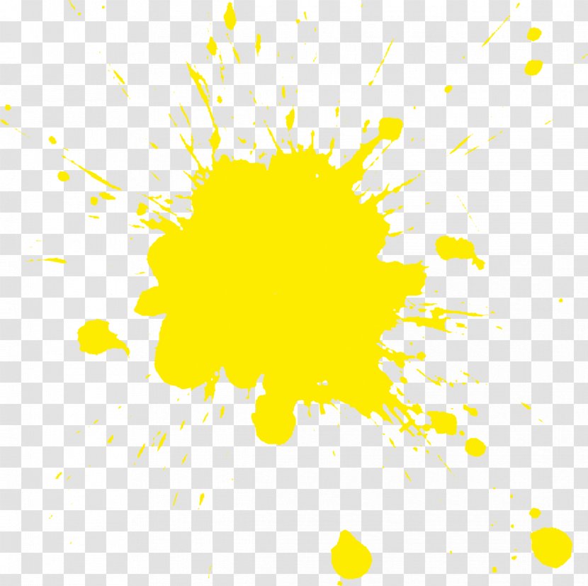 Watercolor Painting Graphics Image Yellow - Colored Pencil Transparent PNG