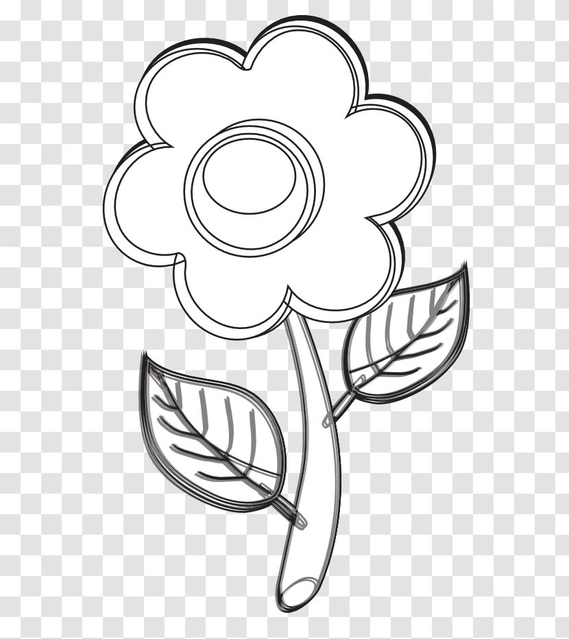 Flower White Finger Line Art Clip - Headgear - Black And Fall Pictures Transparent PNG