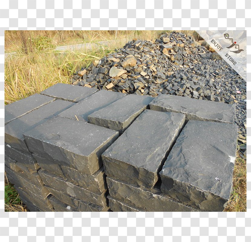 Rock Basalt Tile Cobblestone Pavement - Coping Transparent PNG