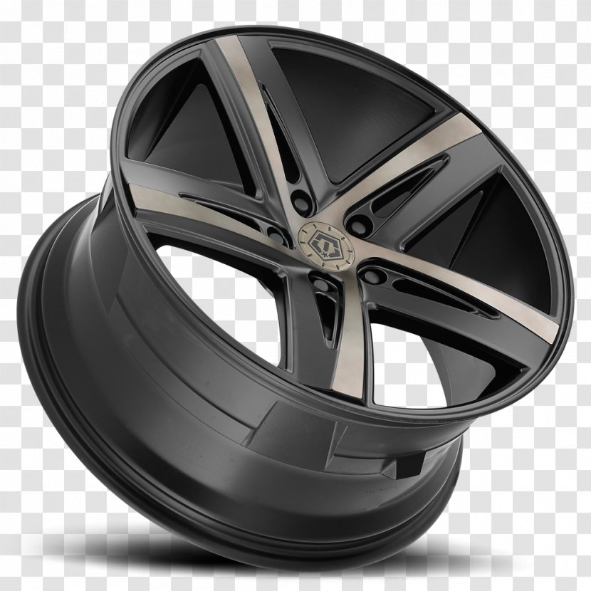 Car Custom Wheel Black Rhinoceros - Auto Part Transparent PNG