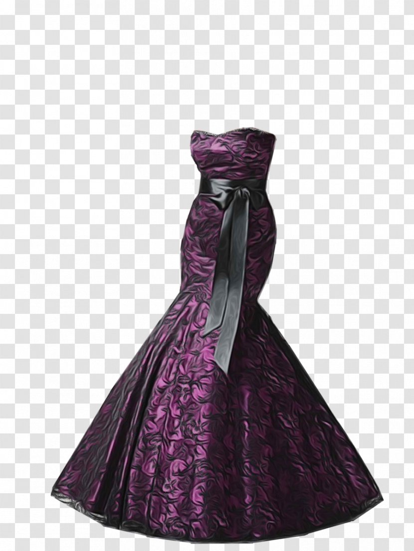 Wedding Cartoon - Evening Gown - Costume Design Silk Transparent PNG