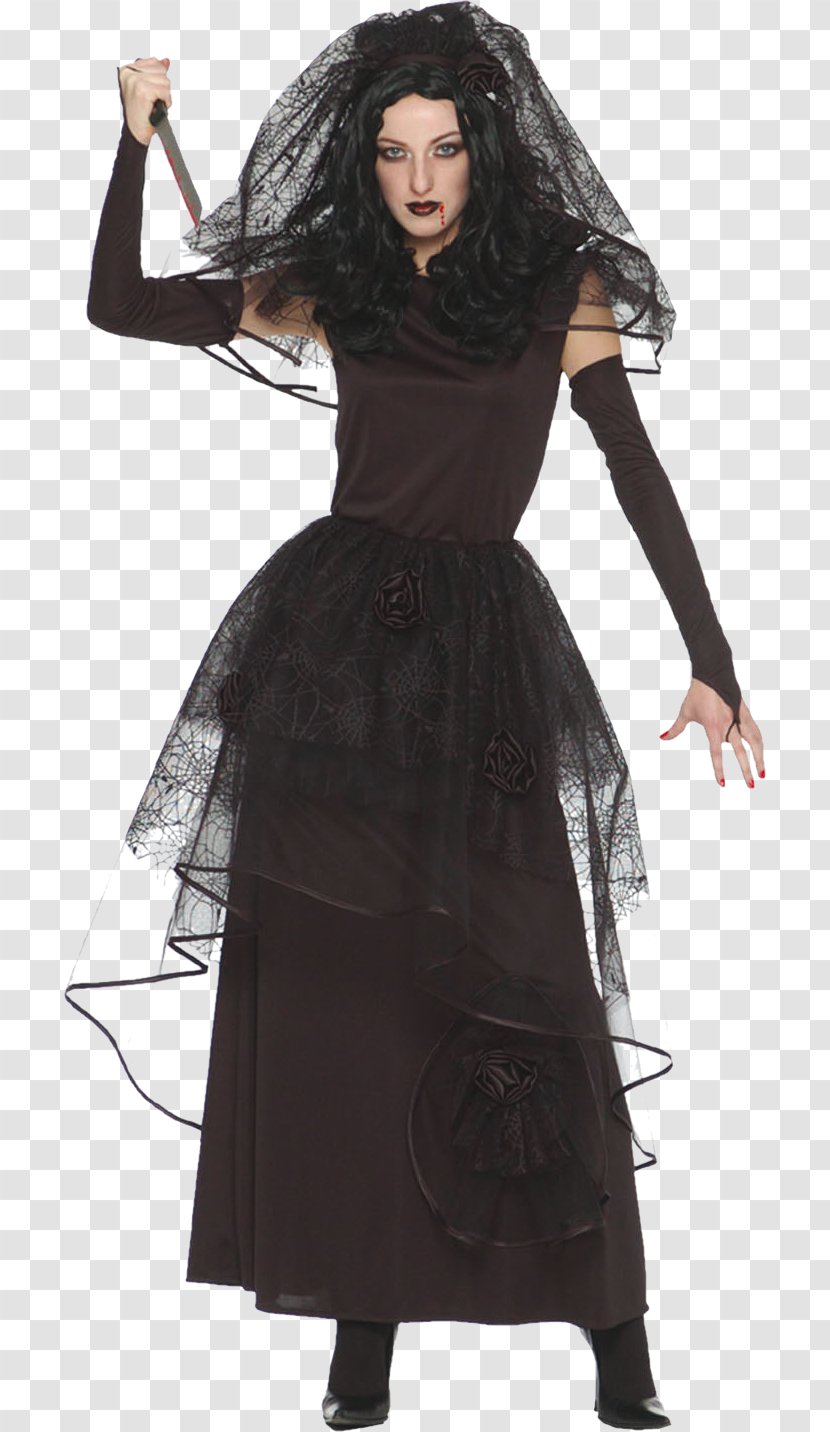 Halloween Costume Disguise Dress - Gothic Fashion Transparent PNG
