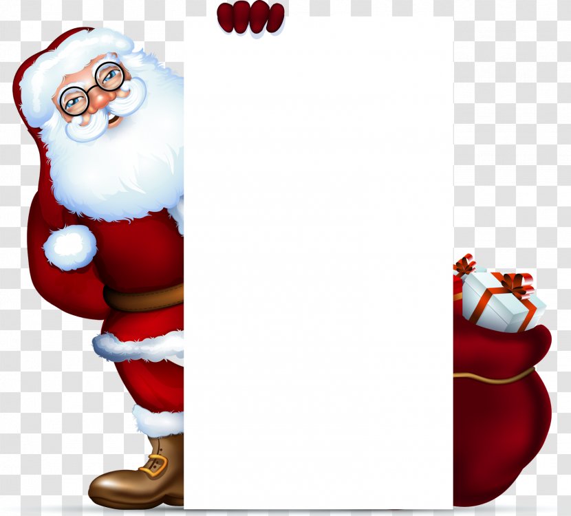 Santa Claus Christmas Gift Clip Art - Tree Transparent PNG