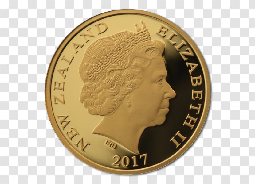 New Zealand Dollar Coin Money Gold - Medal - Three-dimensional Sun Transparent PNG